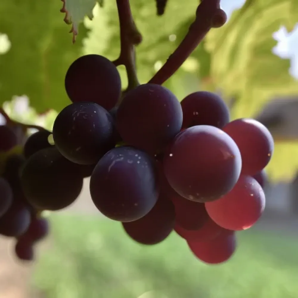 Vinska trta Črni biser - rdeča namizna sorta grozdja - zgodaj zoreča