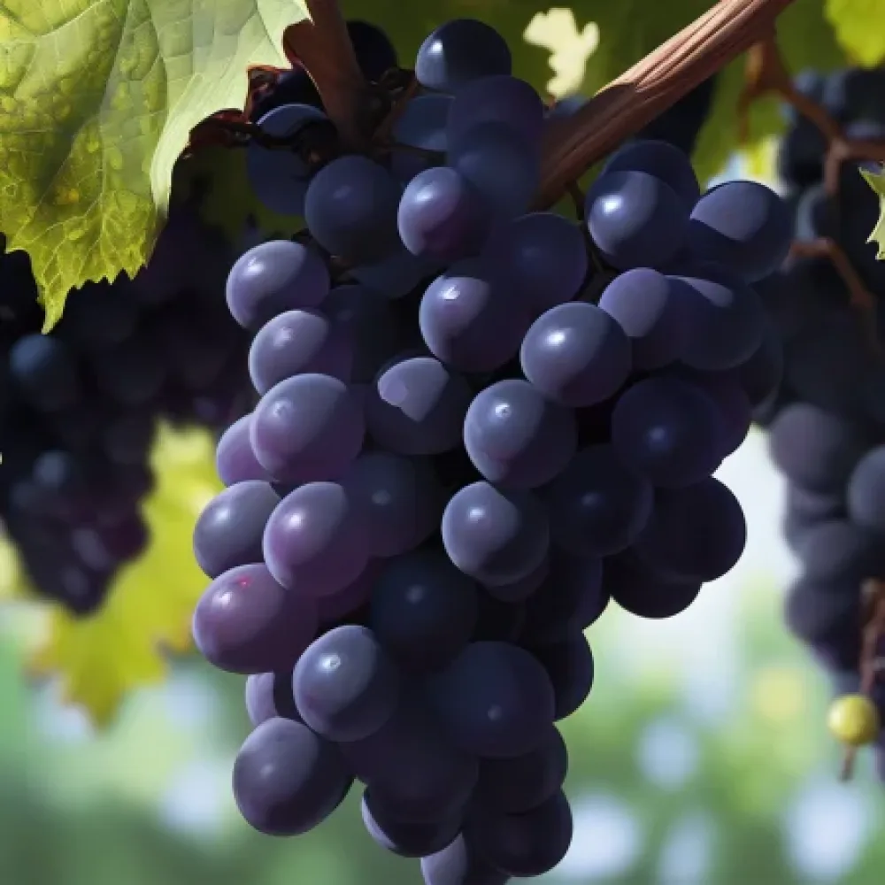 Vinska trta Alphonse Lavallée - rdeča namizna sorta grozdja - pozno zoreča