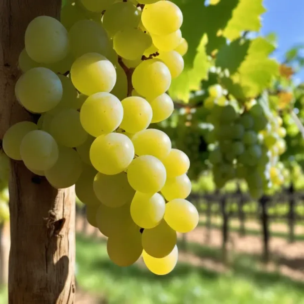 Vinska trta sorte Centennial Seedless - bela brezsemenska namizna sorta grozdja - zgodaj zoreča